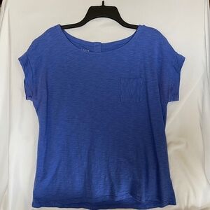 Talbots Blue Short Sleeve Top Woman’s Plus Size 1X